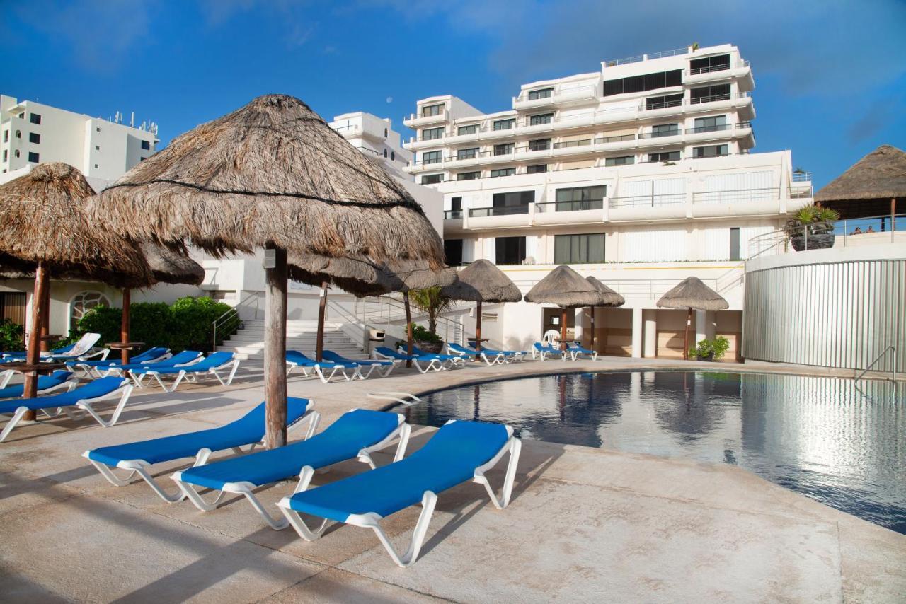 カンクンCozy Ocean Front Penthouse At Marlin Beachアパートメント エクステリア 写真